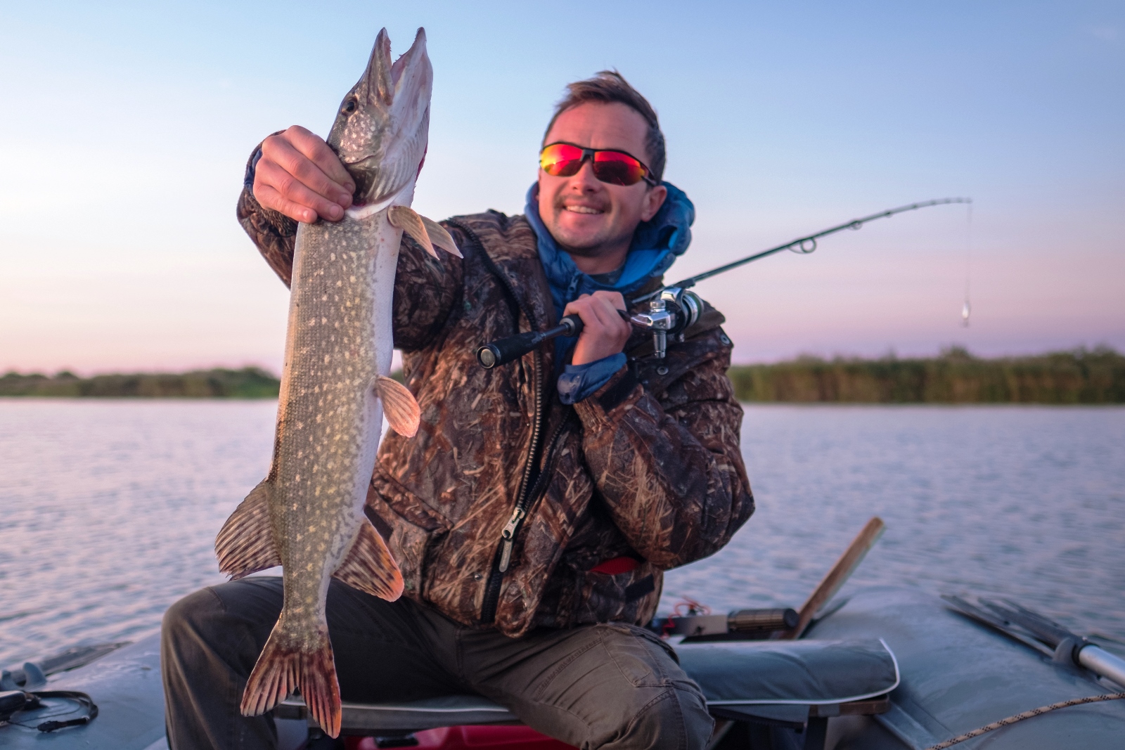 Brochet au lac du bourget